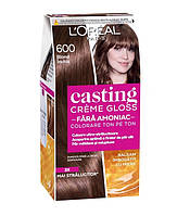 Фарба для волосся без аміаку L'Oreal Paris Casting Creme Gloss 600 - Темно-русявий 120 мл (3600521249970)