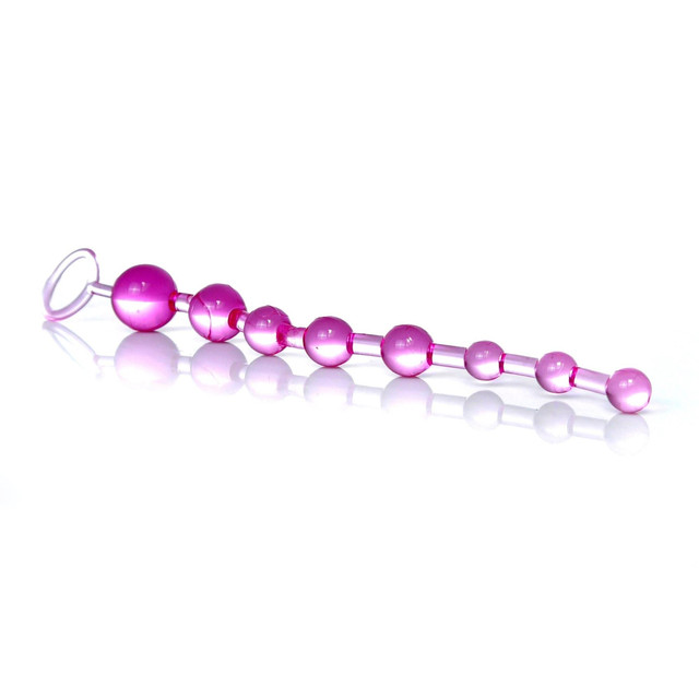 Анальні кульки різного розміру намисто анальні зв'язки 29 см кульки для анального сексу від 1 до 3 см Jelly Anal