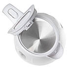 Електрочайник Adler AD 1373 — 1 л, 850 Вт, плоский нагрівальний елемент, фільтр від накипу, поворотна база 360°, фото 5