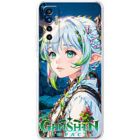 Чехол Силиконовый с Картинкой на Tecno Camon 17P (Аниме Находа Геншин, Anime Nahida Genshin)