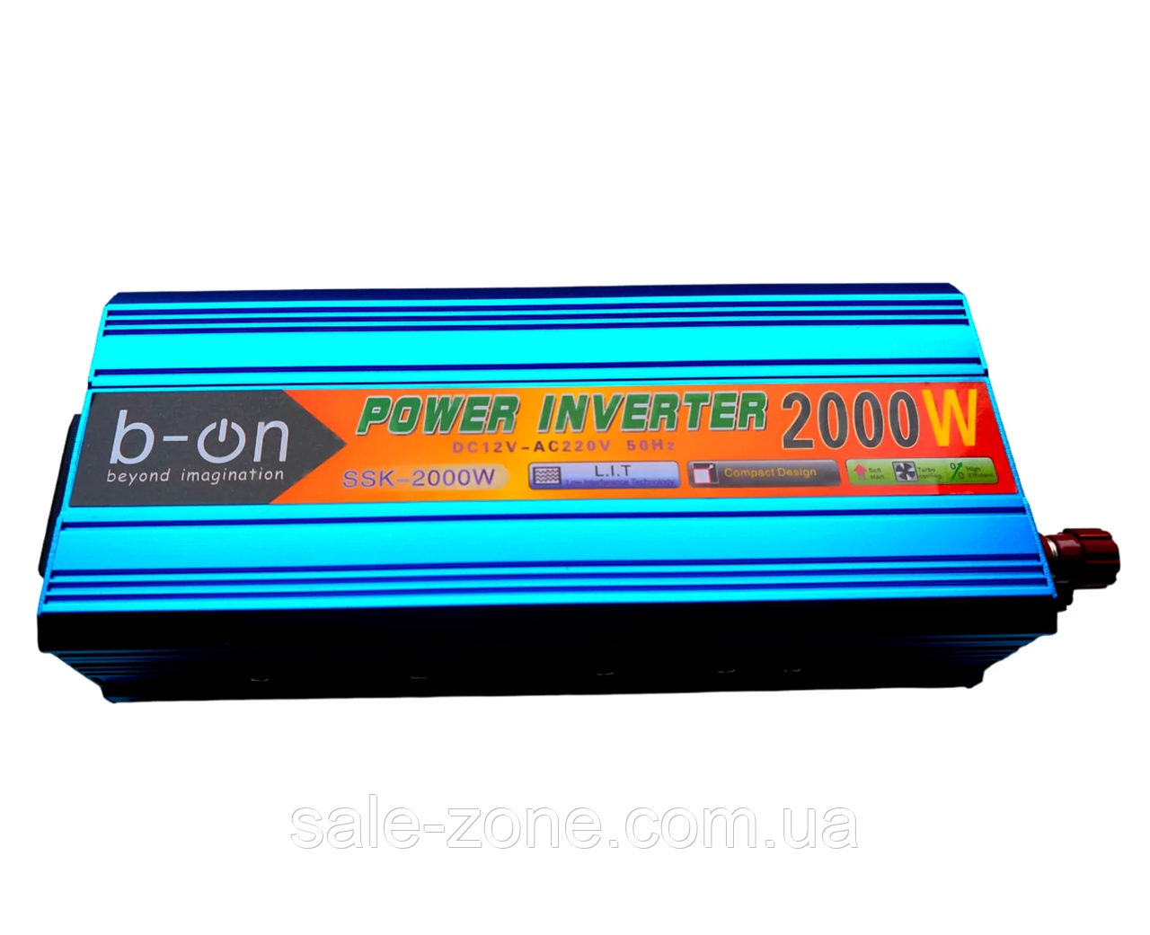 Інвертор напруги Power inverter SSK-2000w (12V-220V) Синій
