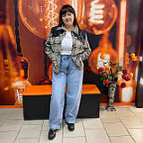 Джинси Serocco Baggy жіночі котон блакитні широкі баггі 28, фото 9