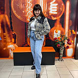 Джинси Serocco Baggy жіночі котон блакитні широкі баггі 28, фото 10