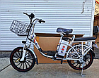 Електровелосипед Gofun 350W акумулятор 48 V 10 AH Сірий, фото 4