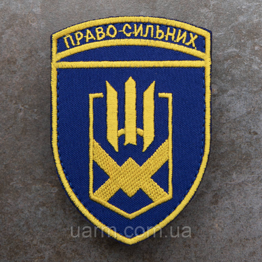 Шеврон 153 ОМБр "Право сильних"