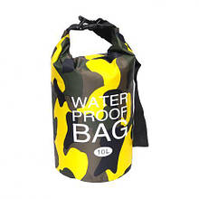 Водонепроникна сумка - гермомішок "Камуфляж" 10л F-10L 49х29см MZOPT