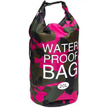 Водонепроникна сумка - гермомішок "Камуфляж" 20л F-20L 60х36,5см MZOPT