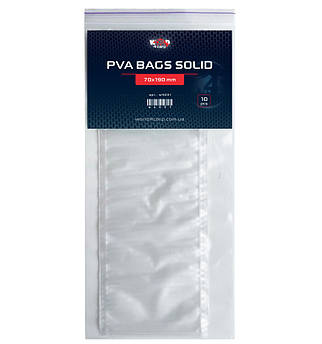 ПВА мішок World4Carp PVA BAG SOLID 10 шт. 70x190 мм