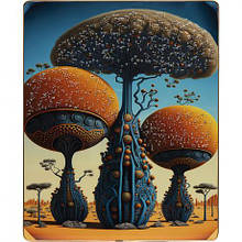 Картина інтер'єрна "Казковий ліс" з камінням 40х50см D696 MZOPT