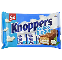 Шоколадные батончики с кокосом Knoppers (5 шт) 200 г