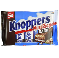 Шоколадные батончики Knoppers Dark с фундуком (x5) 200 г