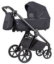 Універсальна коляска 2в1 CARRELLO Omega CRL-6540 Meteor Grey + adapters Темно-сіра, фото 2