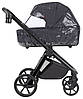 Універсальна коляска 2в1 CARRELLO Omega CRL-6540 Meteor Grey + adapters Темно-сіра, фото 7