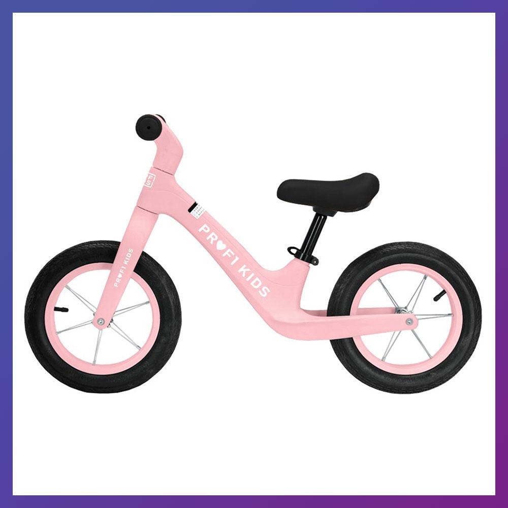 Дитячий біговел велобіг на нейлоновій рамі 12 дюймів PROFI KIDS MBB 1011-3 Рожевий, фото 1