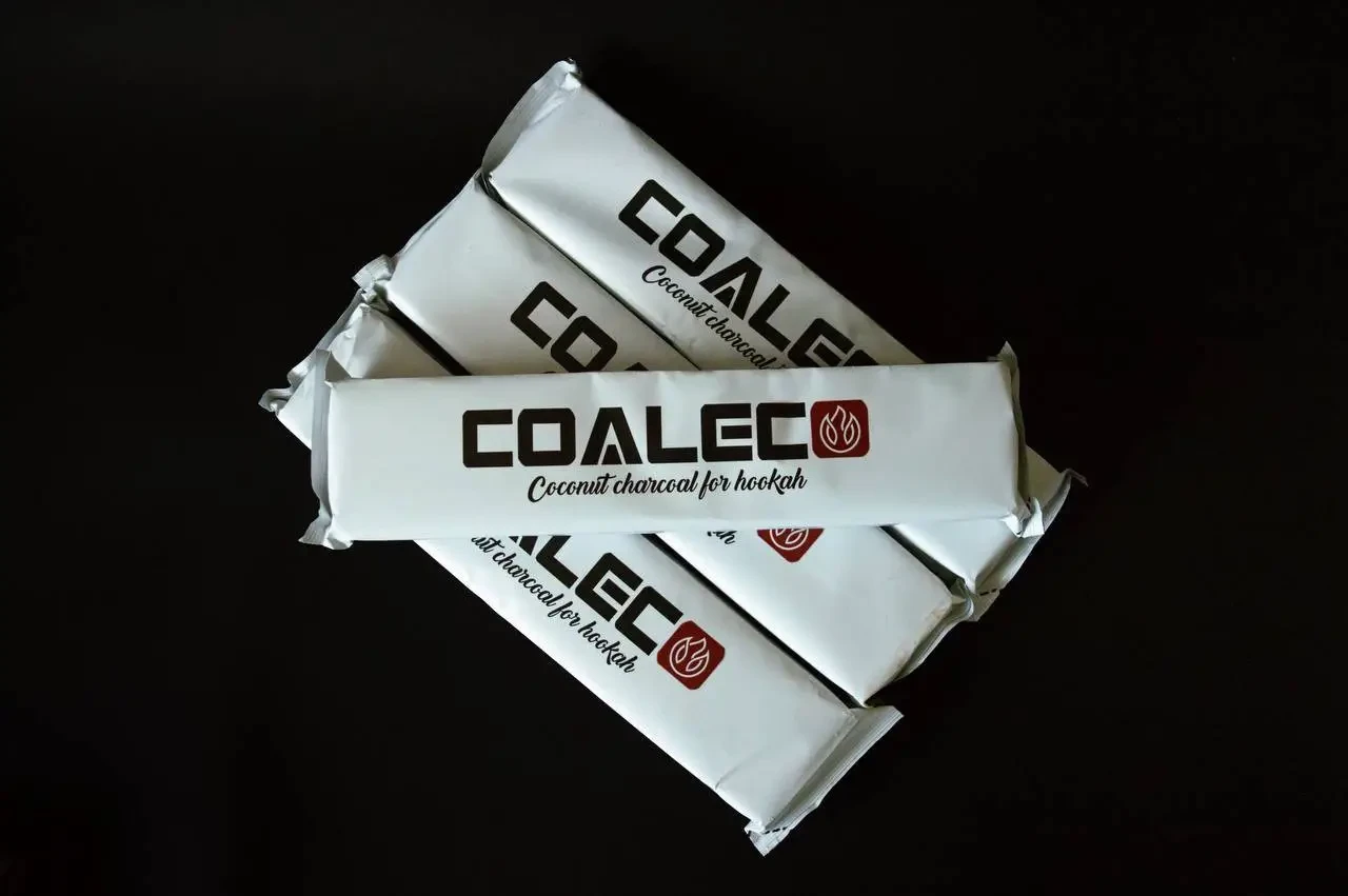 Кокосове вугілля для кальяну від COALECO – 0.25 кг, 18 штук