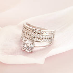 Каблучки срібні