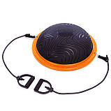 Балансувальна напівсфера для фітнесу з еспандерами 60 см BOSU SPOINT FI-1934, фото 6