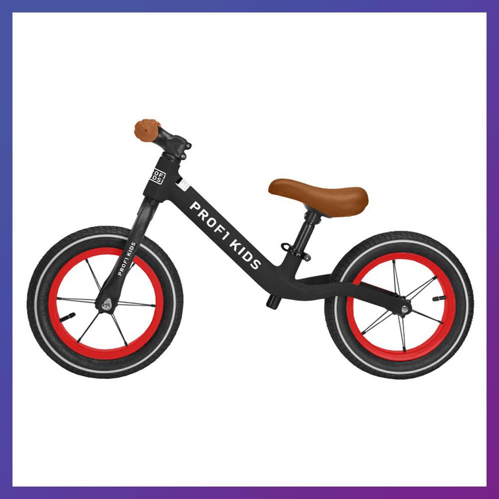 Дитячий біговел велобіг на нейлоновій рамі 12 дюймів PROFI KIDS MBB 1010-1 Чорний, фото 1