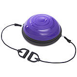 Напівсфера для фітнесу з еспандерами 57 см BOSU SPOINT FI-1935, фото 2