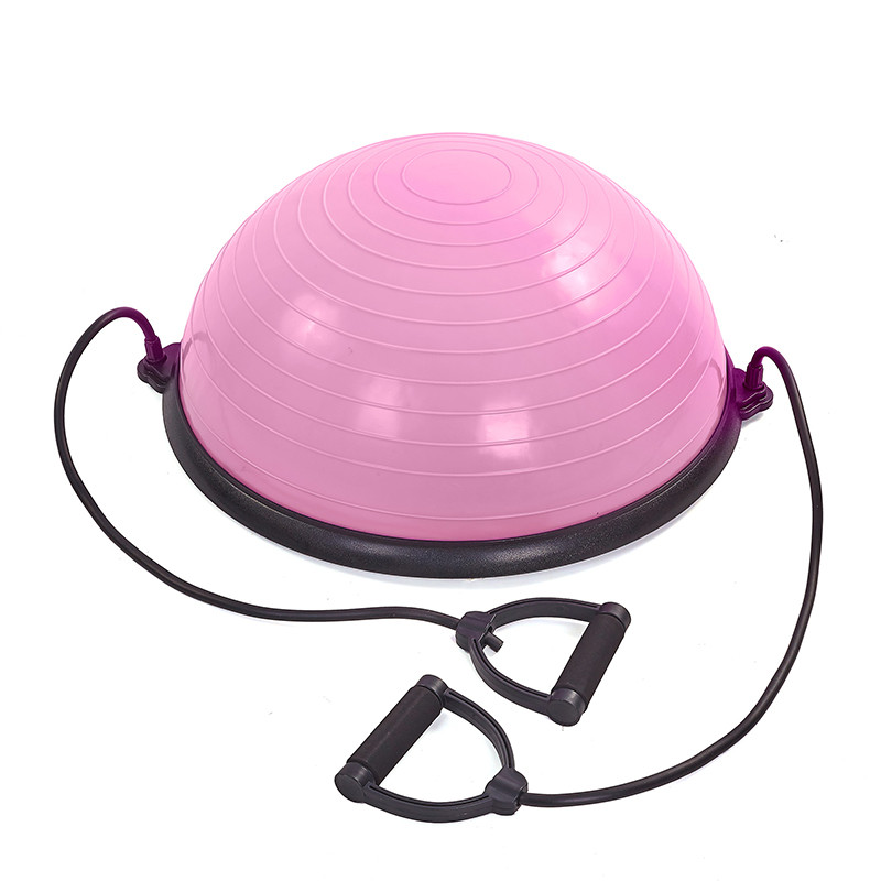 Напівсфера для фітнесу з еспандерами 58 см BOSU Zelart BS-1524, фото 1