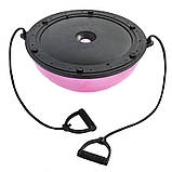 Напівсфера для фітнесу з еспандерами 58 см BOSU Zelart BS-1524, фото 5