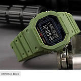 Наручні годинники чоловічі тактичні чоловічі SKMEI 1628AGBK, Кращі тактичні годинники OM-21, фото 3