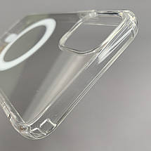 Чохол для Apple iPhone 11 Pro Max прозорий чохол з MagSafe на телефон айфон 11 про макс n3h, фото 4