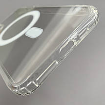 Чохол для Apple iPhone 11 Pro Max прозорий чохол з MagSafe на телефон айфон 11 про макс n3h, фото 3