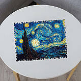 Середній Дерев'яний Пазл Woods Story Зоряна Ніч (Вінсент Ван Гог) L, фото 2