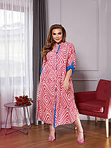 Плаття з попліну тканина високої якості розміри батал, фото 2