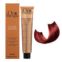 Безаммиачная крем-краска для волос Fanola Oro Therapy №6/606 Dark blonde warm red 100 мл