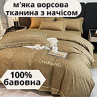 Красива фланельова постільна білизна з начосом Постільна білизна бавовна від виробника Постіль байкова