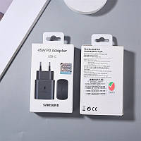 Зарядное устройство Samsung 45W Type-C Original Series 1:1 Black