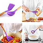 Набір кухонного приладдя 12шт Kitchen Set Фіолетовий / Комплект інструментів для кухні, фото 3