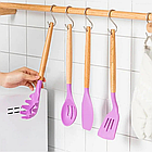 Набір кухонного приладдя 12шт Kitchen Set Фіолетовий / Комплект інструментів для кухні, фото 9