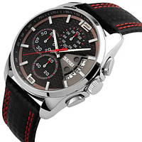 Статусные мужские наручные часы SKMEI 9106RD / Часы наручные мужские / Модные IT-149 мужские часы