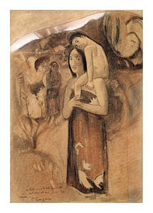 Листівка Paul Gauguin — Hail Mary (Ia Orana Maria), ca. 1893–1895