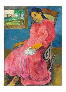 Листівка Paul Gauguin — Melancholic (Faaturuma), 1891
