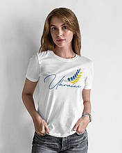 Жіноча футболка Ukraine mishe біла