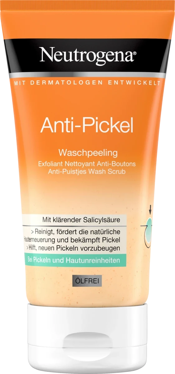 Пілінг проти прищів Neutrogena Anti Pickel Peeling, 150 мл