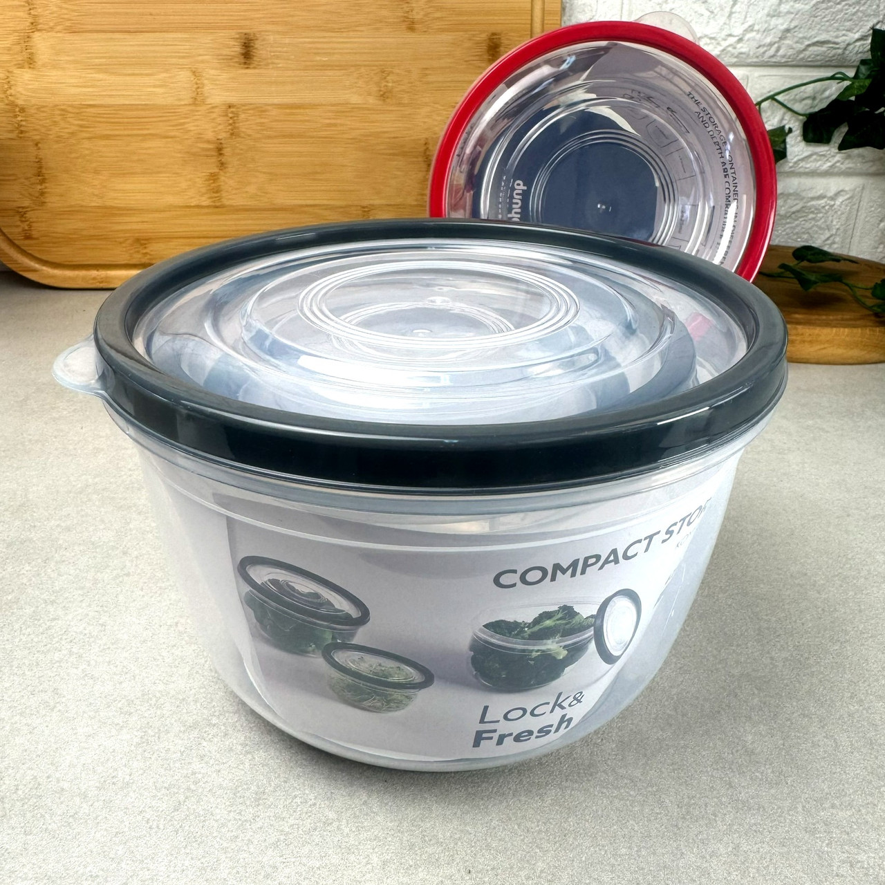 Харчовий пластиковий контейнер 1.2 л 30732 Dunya