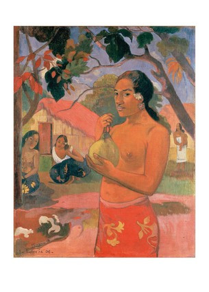 Листівка Paul Gauguin — Where Are You Going? (Eu haere ia oe), 1893