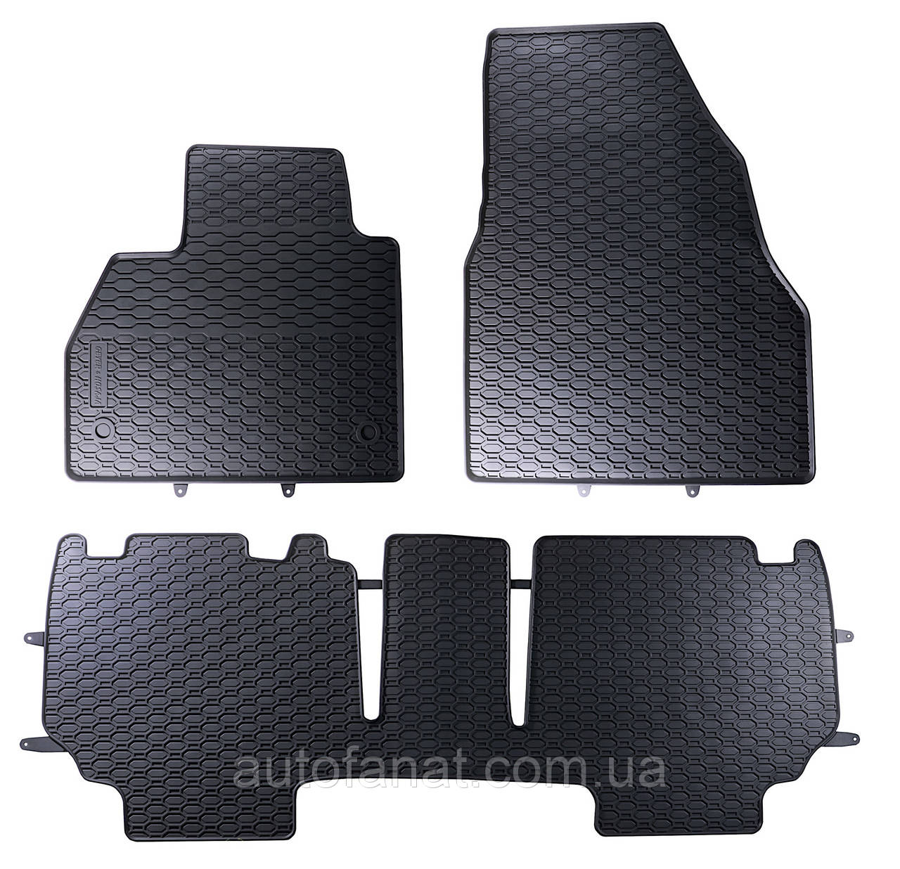 Килимки Mercedes Renault KANGOO II (2008-2021) / CITAN I (2012-2021) у салон гумові (838/3C)