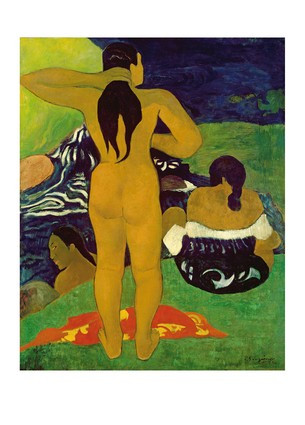 Листівка Paul Gauguin — Tahitian Women Bathing, 1892