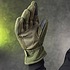 Тактичні зимові рукавички з сенсорним пальцем, розмір XXL / Водонепроникні утеплені рукавички з хутром, фото 7