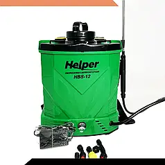 Акумуляторний обприскувач Helper HBS-12 12V - 12Ah, 12 літрів Новинка