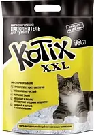 Гигиенический силикагелевый наполнитель КОТІХ для кошачьего туалета, 10 л