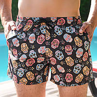 Стильные шорты для плаванья мужские плавки, Летние короткие пляжные шорты для мужчин M