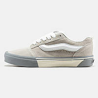 Серые женские замшевые кеды Vans Knu Skool