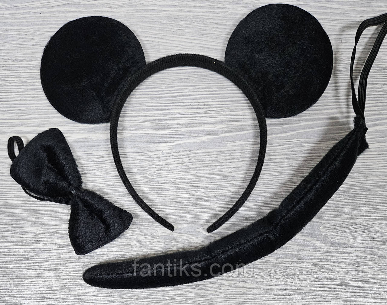 Набір-костюм дитячий "Міккі Маус" або чорне мишеня - 3 предмети